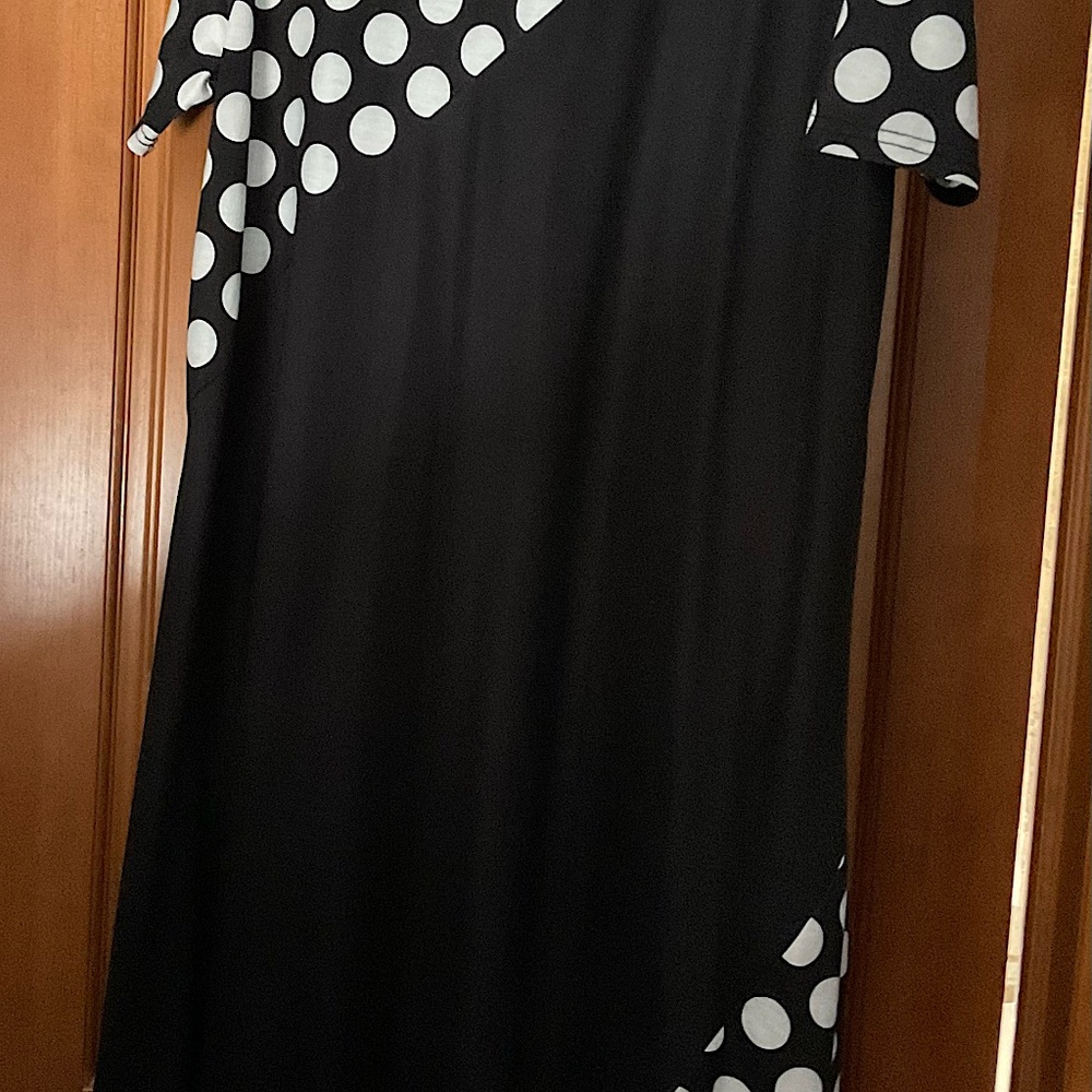 Polka Dot Black Dress